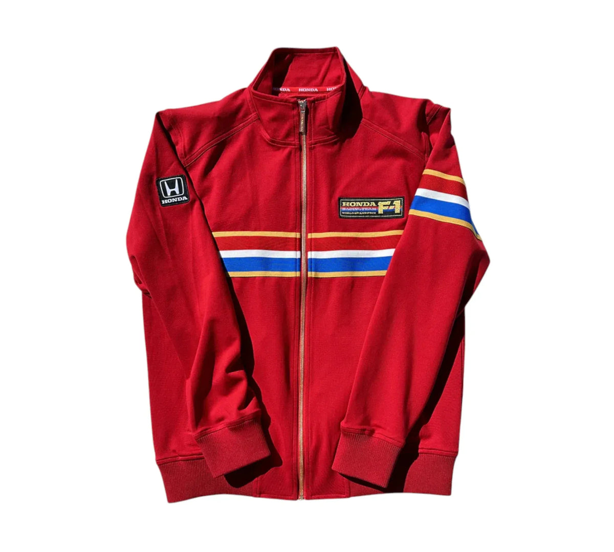 1986 Honda F1 Team Red Zipper Racing Jacket