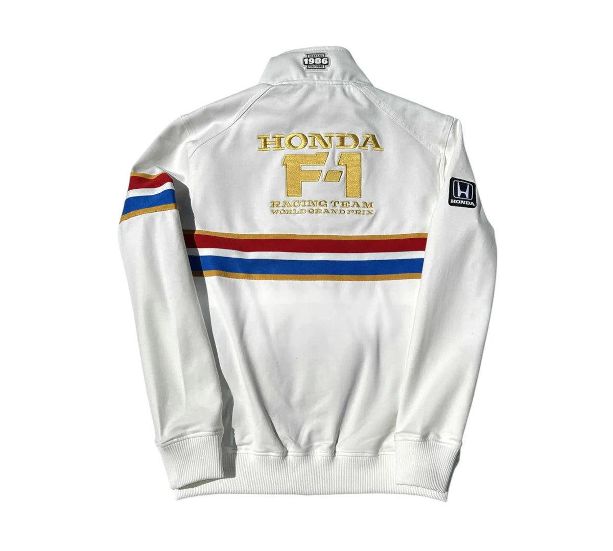 1986 Honda F1 Team White Zipper Racing Jacket 1