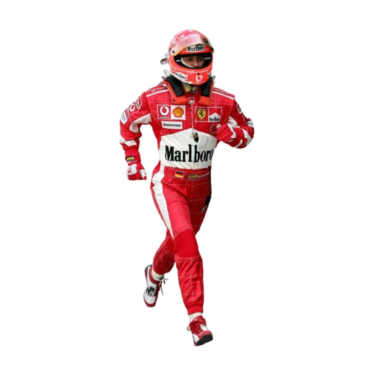 2005 Michael Schumacher Ferrari World Champion F1 Racing Suit 1