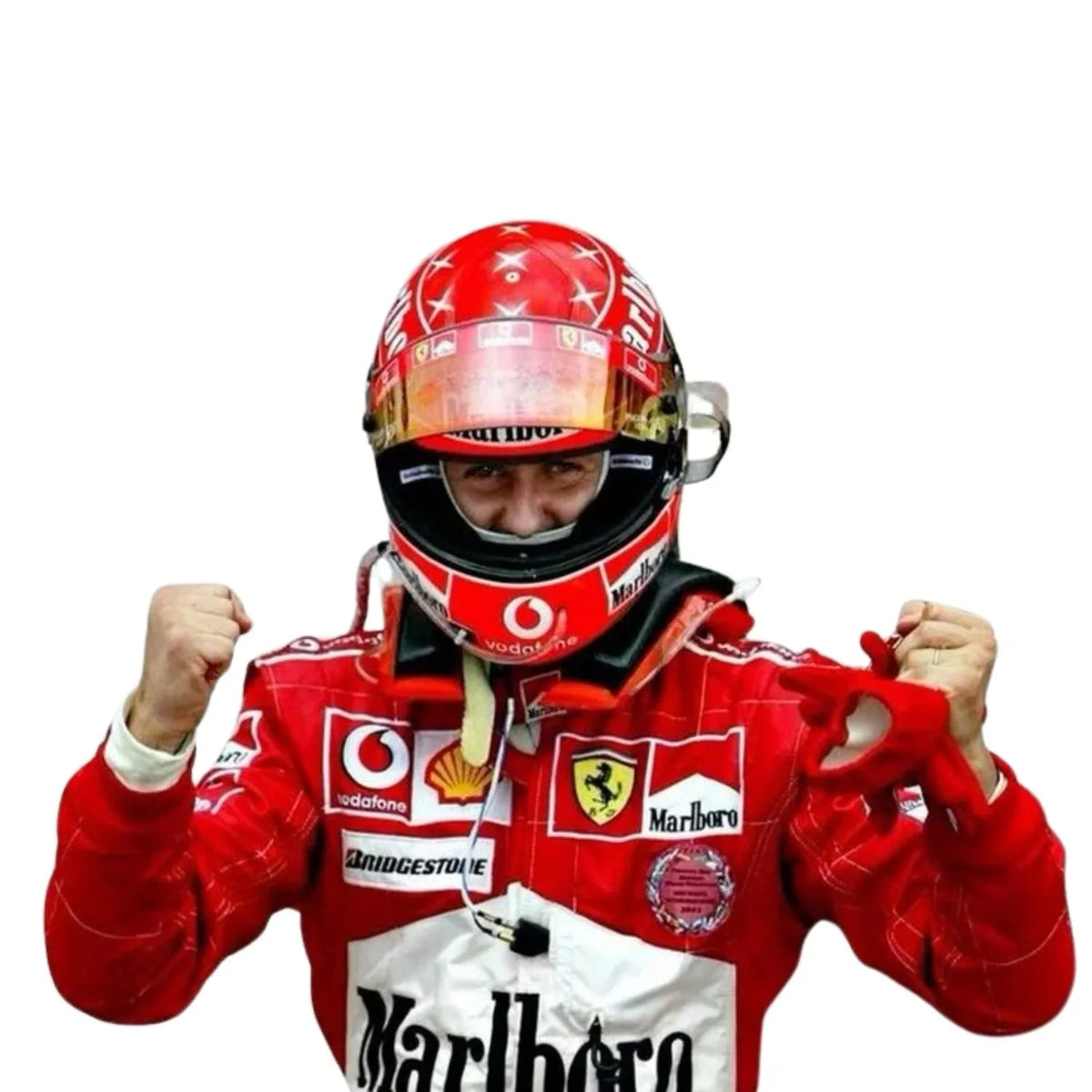2005 Michael Schumacher Ferrari World Champion F1 Racing Suit 3