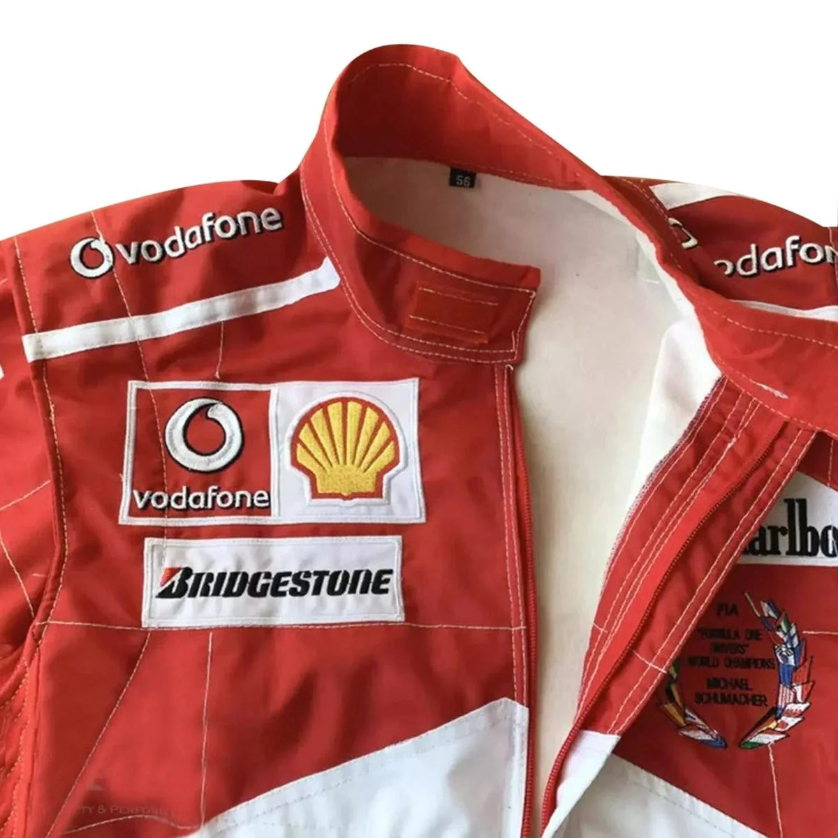 2005 Michael Schumacher Ferrari World Champion F1 Racing Suit 4