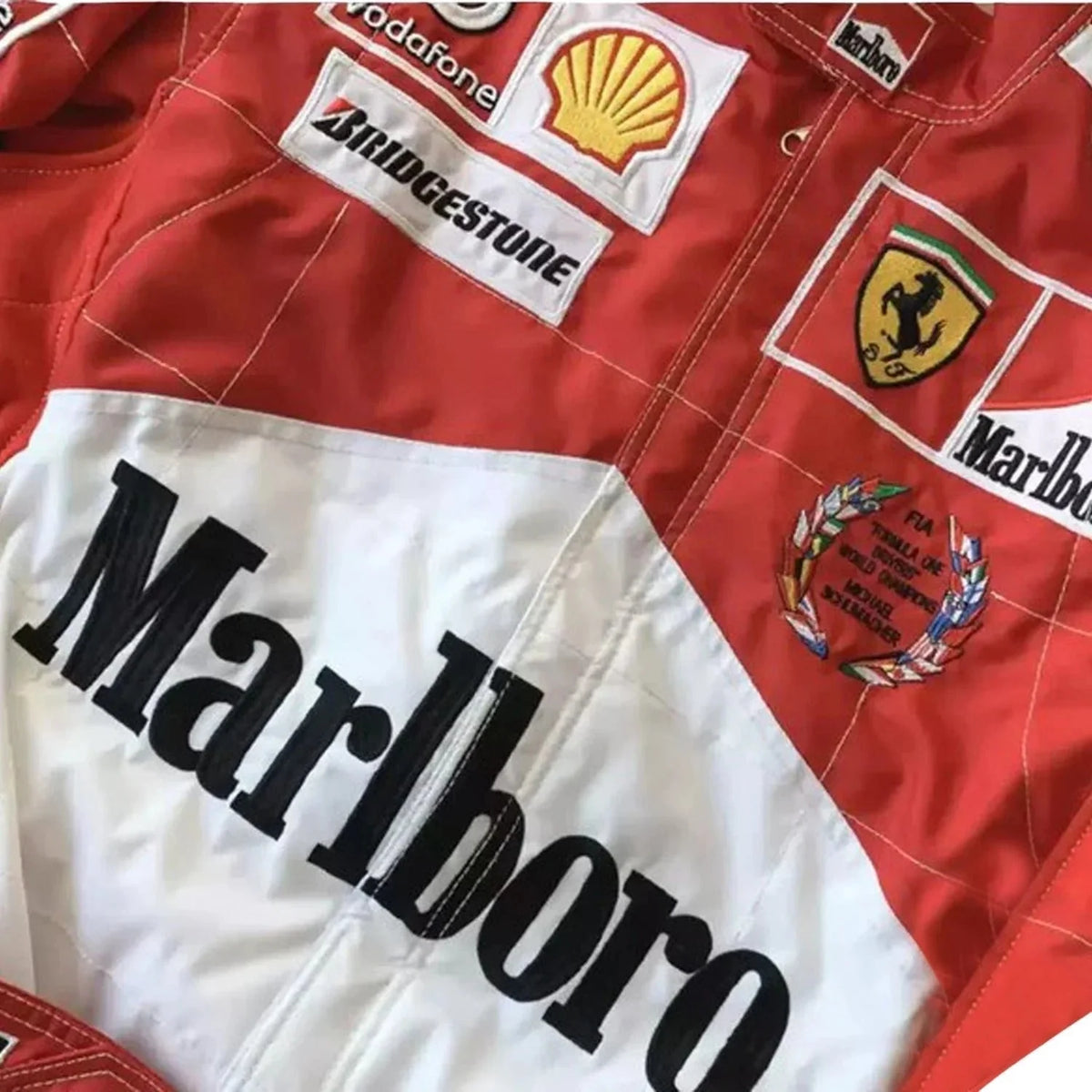 2005 Michael Schumacher Ferrari World Champion F1 Racing Suit 7