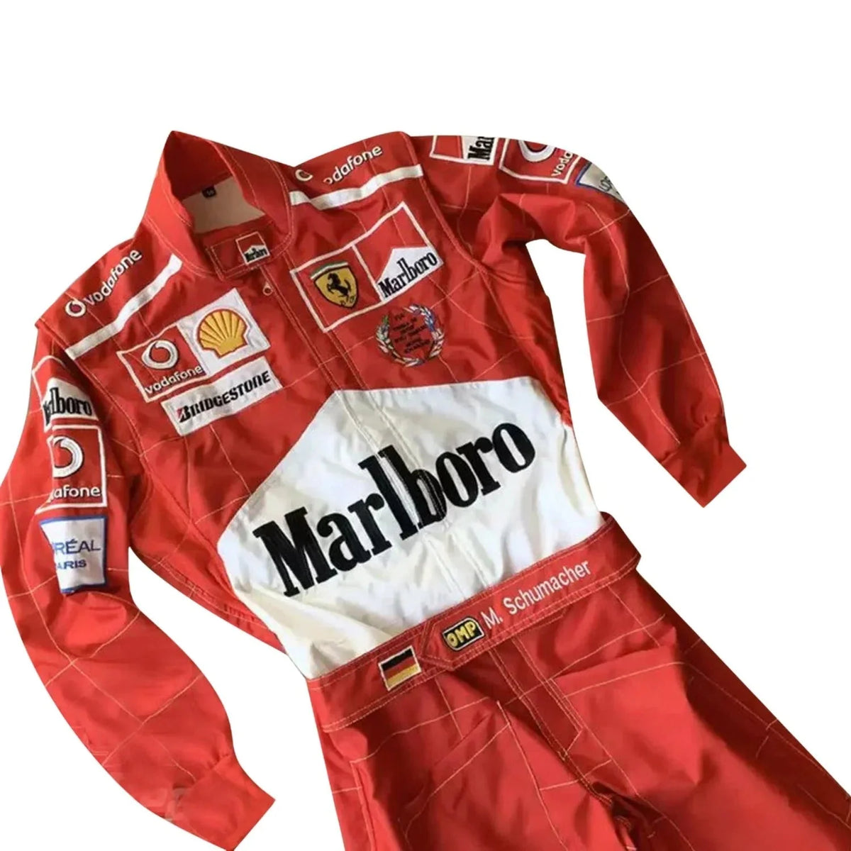 2005 Michael Schumacher Ferrari World Champion F1 Racing Suit 8