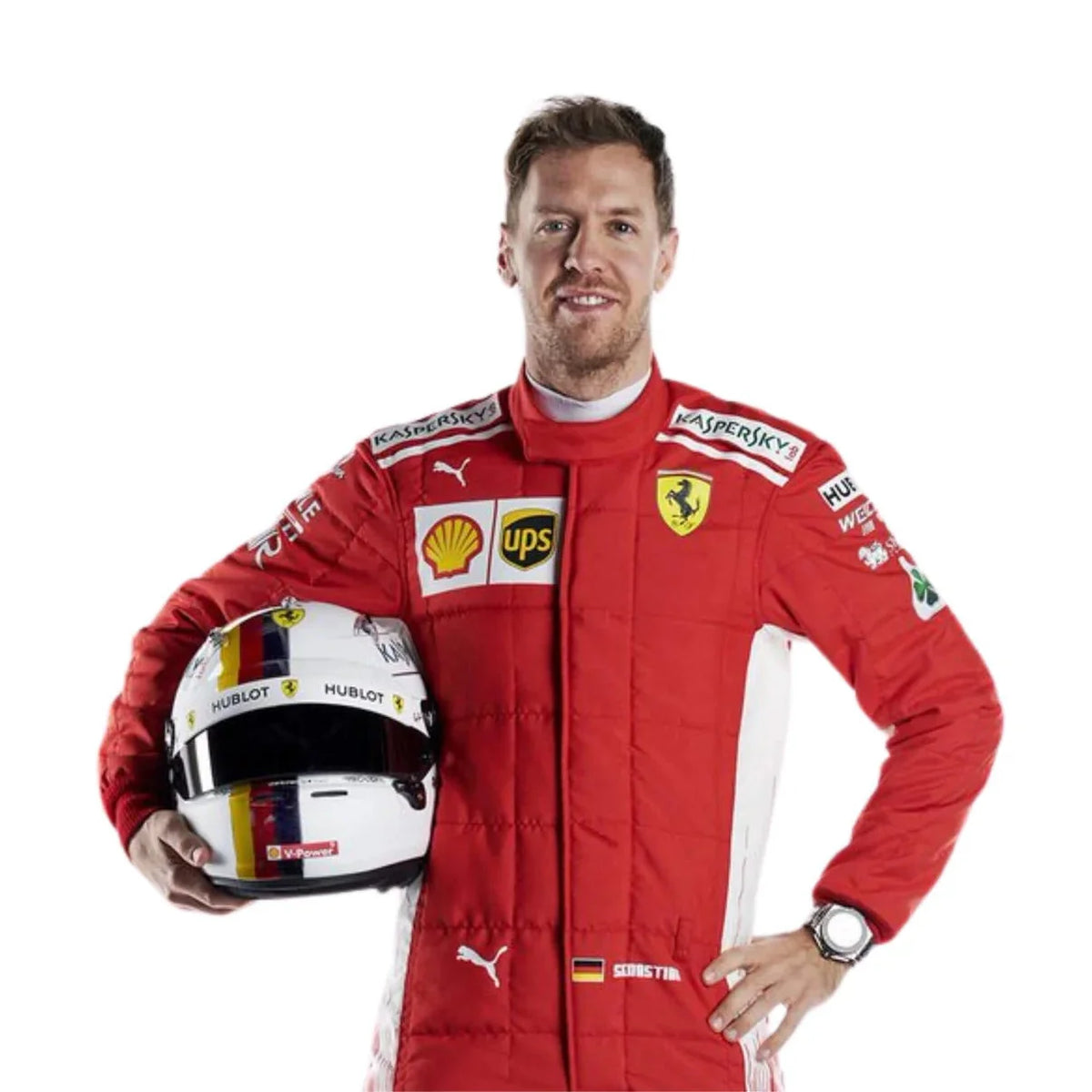 2018 Sebastian Vettel Ferrari F1 Racing Suit 3