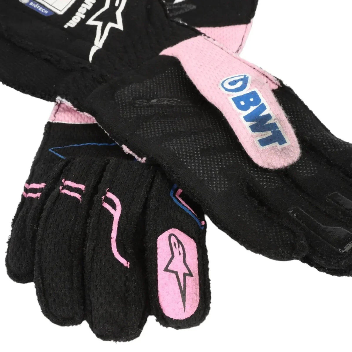 2023 Esteban Ocon Miami GP Weekend Worn Race Gloves SpeedLine Racewear 715062
