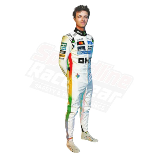 2025 McLaren Google Gemini F1 Racing Suit – Front View
