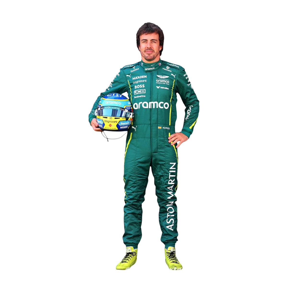 2025 Fernando Alonso Aston Martin F1 Team Race Suit