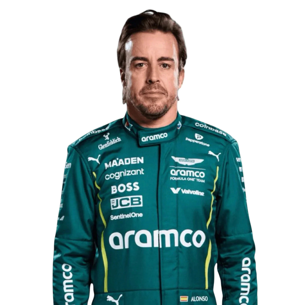 2025 Fernando Alonso Aston Martin F1 Team Race Suit