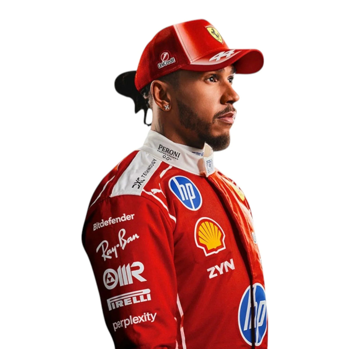 2026 Lewis Hamilton Ferrari HP F1 Replica Race Suit