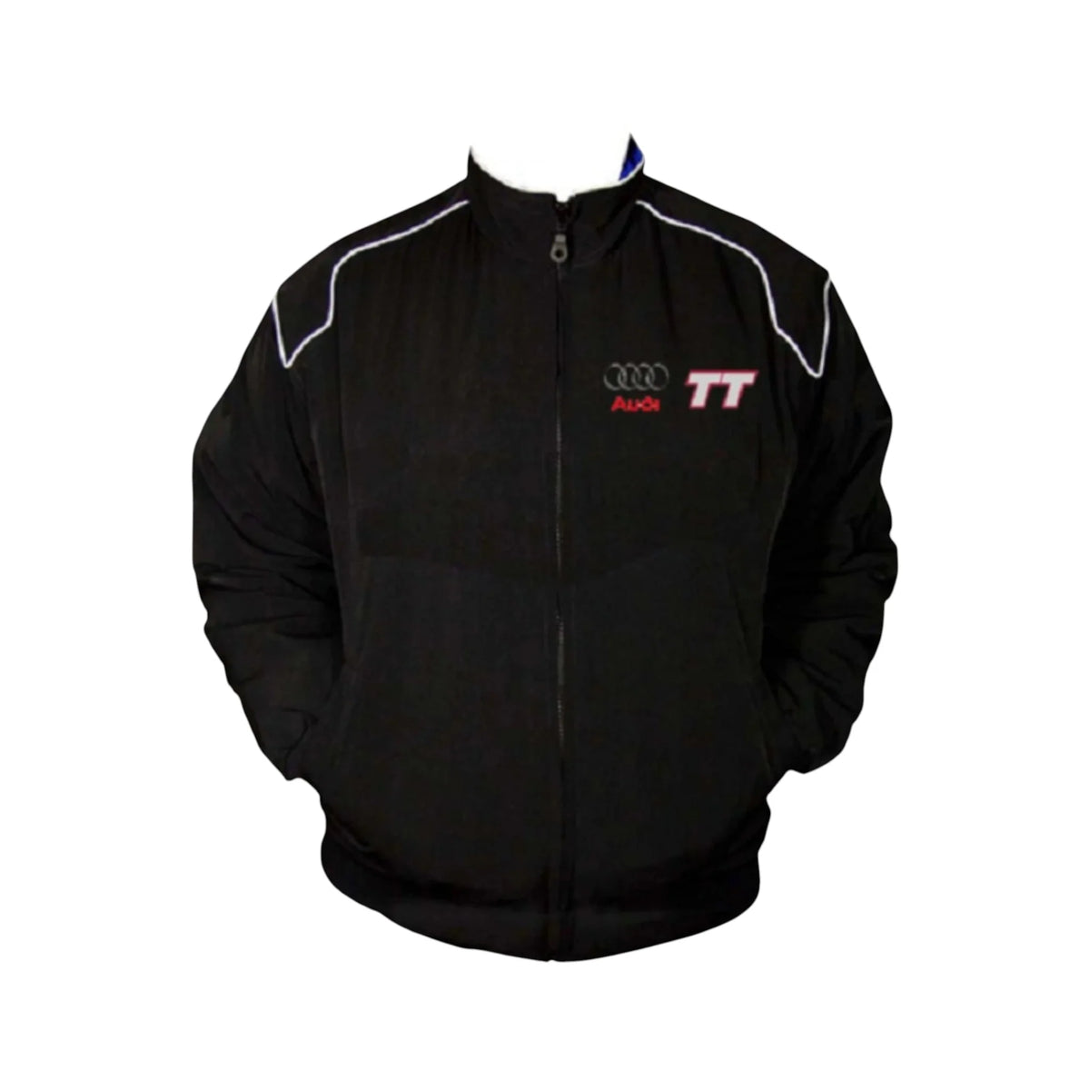 Audi TT Racing Jacket Vintage Black – Motorsport Style SpeedLine Racewear
