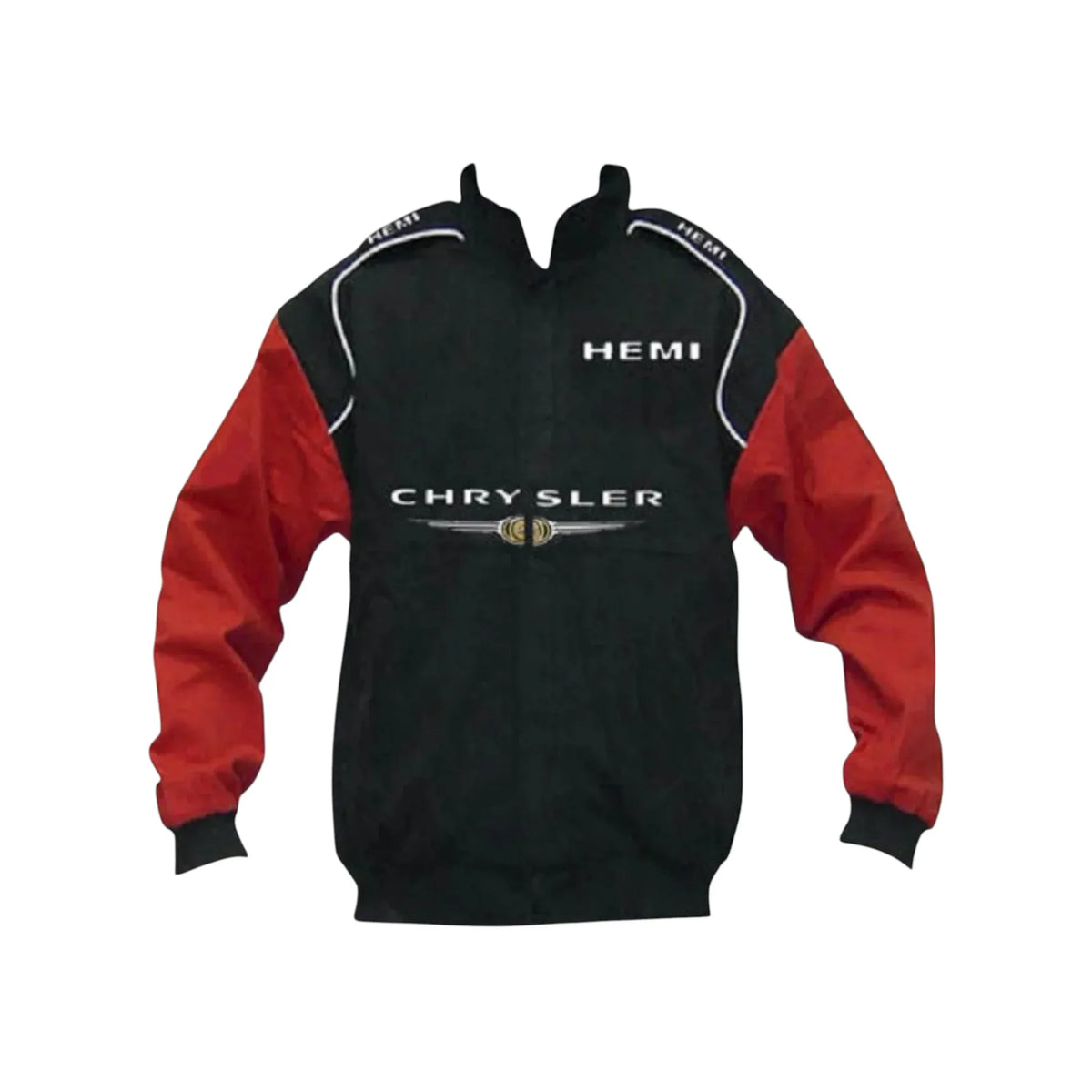 Chrysler HEMI Black Red Retro Racing Jacket Edition