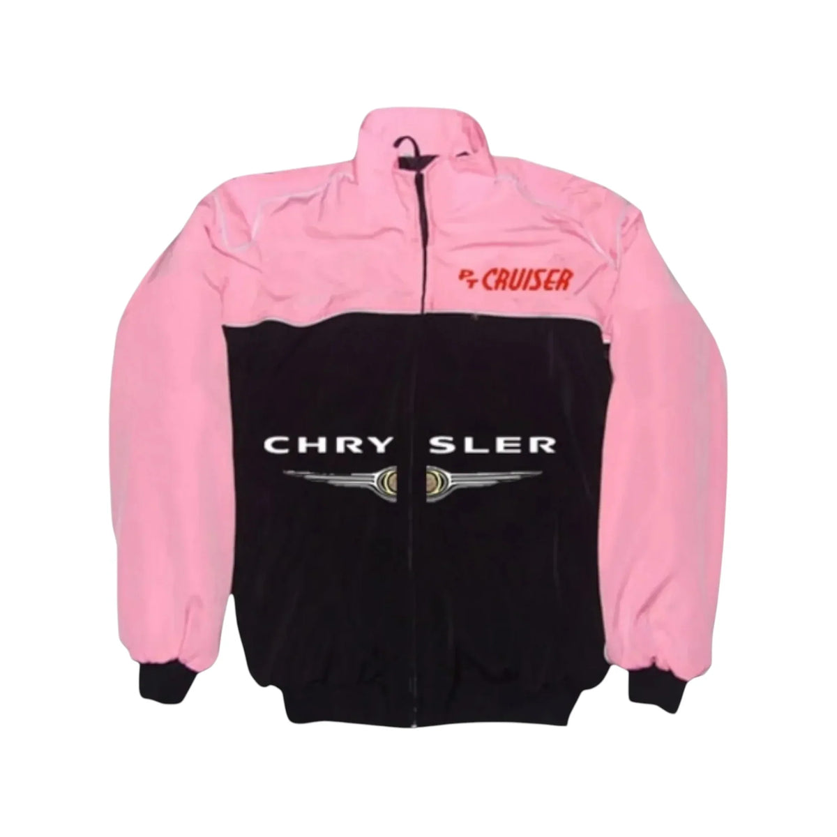 Chrysler PT Cruiser Light Pink & Black Racing Jacket – Retro Edition