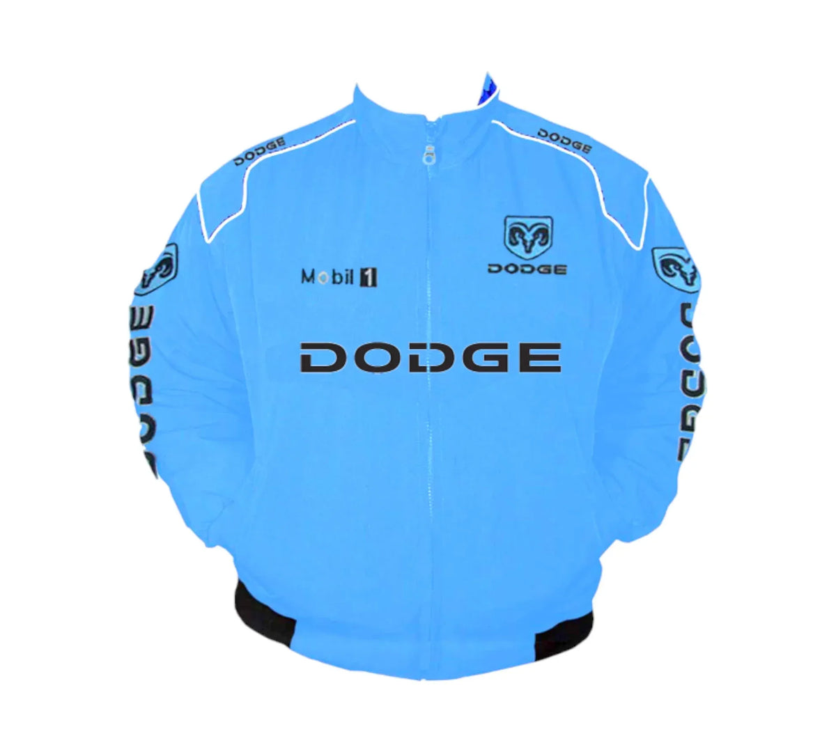 Dodge Mobil1 Racing Vintage Jacket – Light Blue Edition