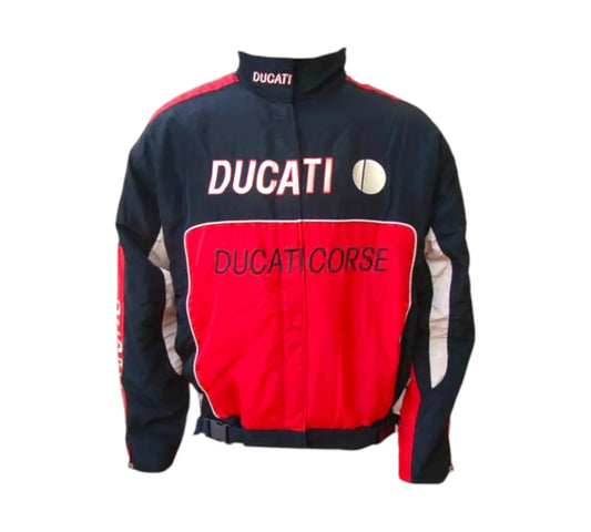 Ducati Corse Black & Red Vintage Racing Jacket