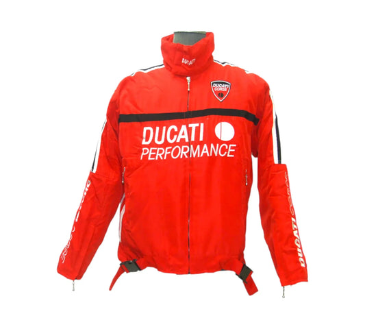 Ducati Corse Red Performance Vintage Racing Jacket