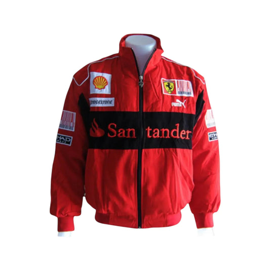 Ferrari Santander F1 Vintage Racing Jacket Red