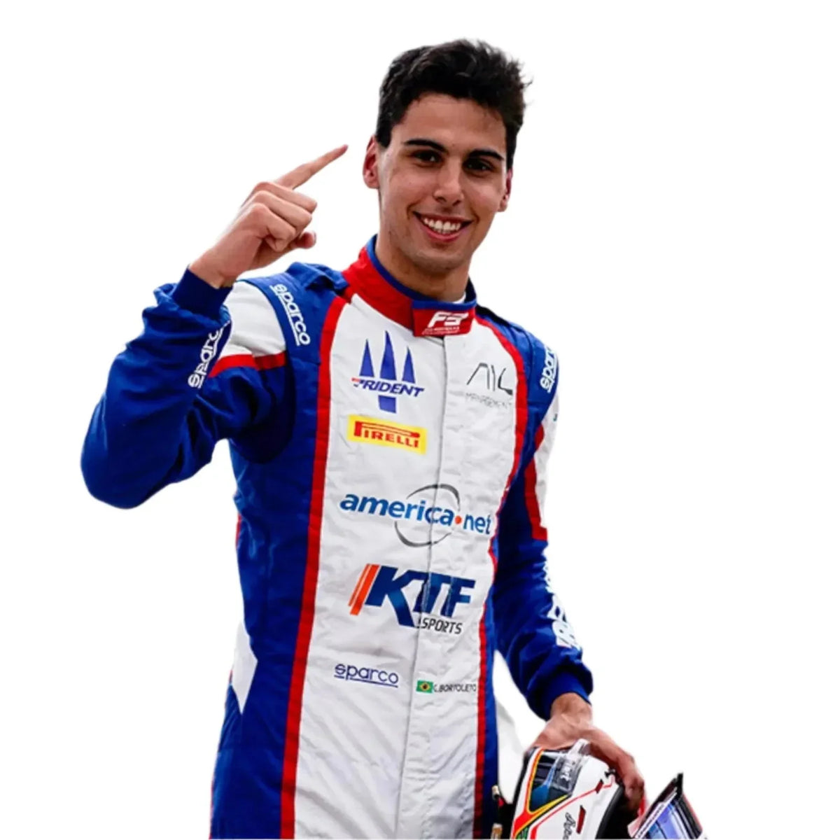 Gabriel Bortoleto 2023 Formula 3 Championship Racing Suit