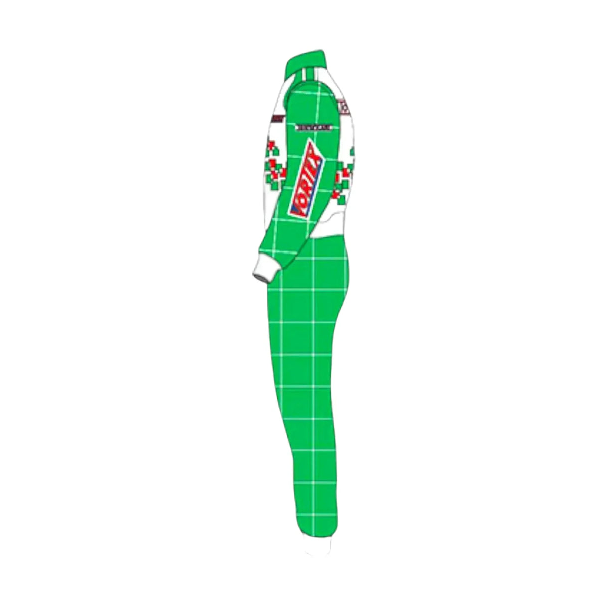 Go kart racing suit Tony Kart side left angle