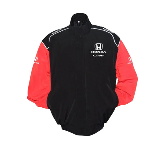 Honda CR-V Racing Jacket – Black Red Vintage