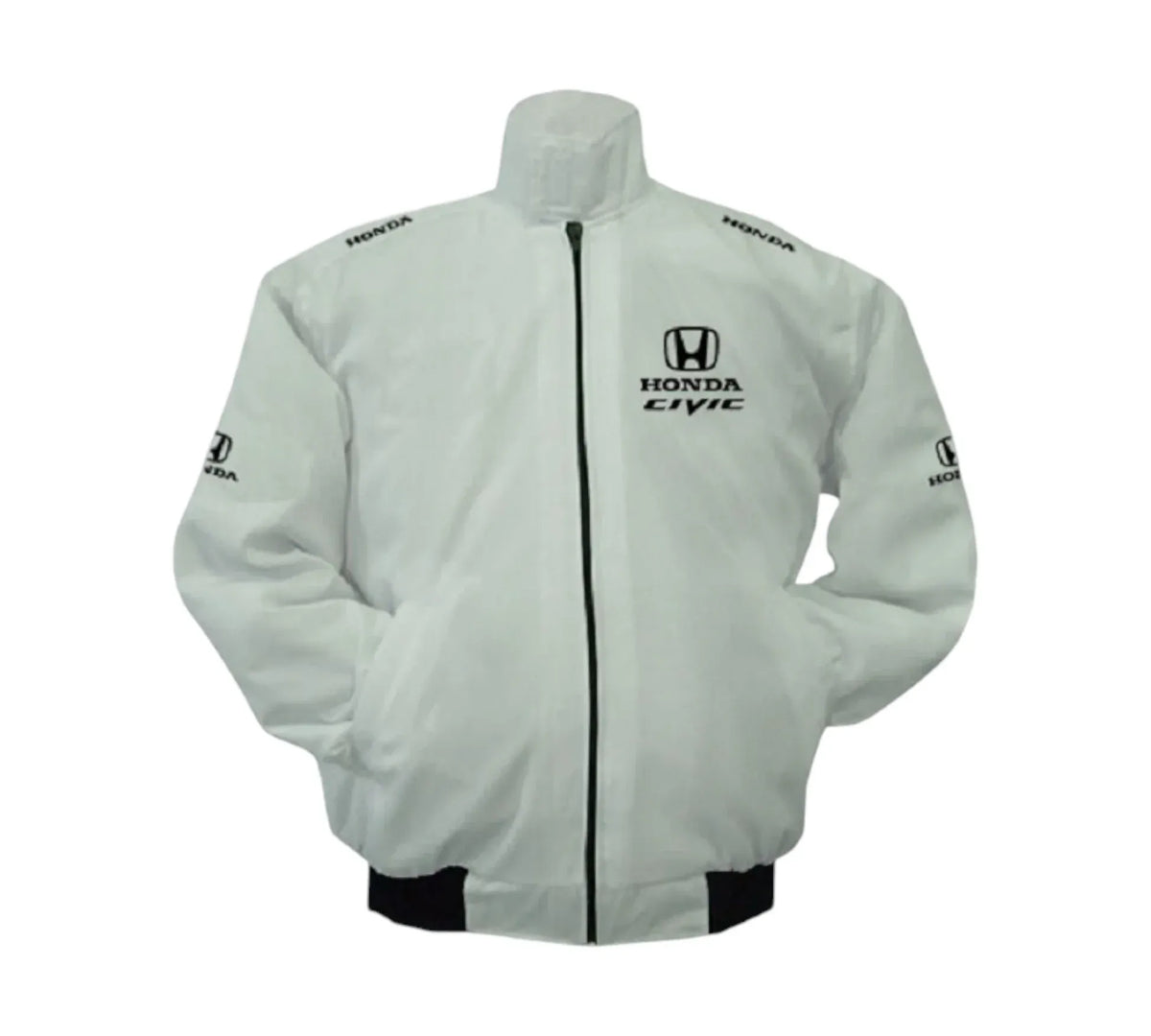 Honda Civic Racing Jacket White Vintage
