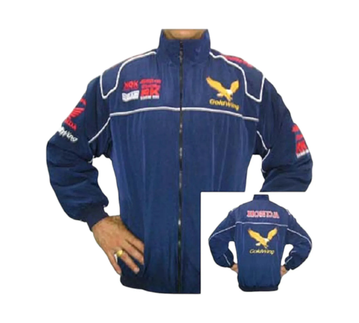 Honda Goldwing Vintage Racing Jacket – Blue Motorsport Edition 1