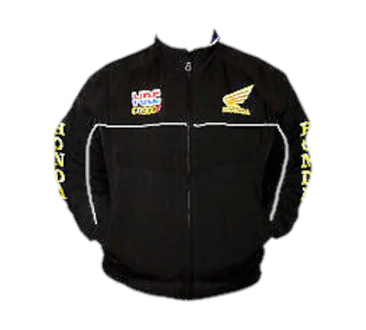 Honda HRC Vintage Racing Jacket – Black Motorsport Edition