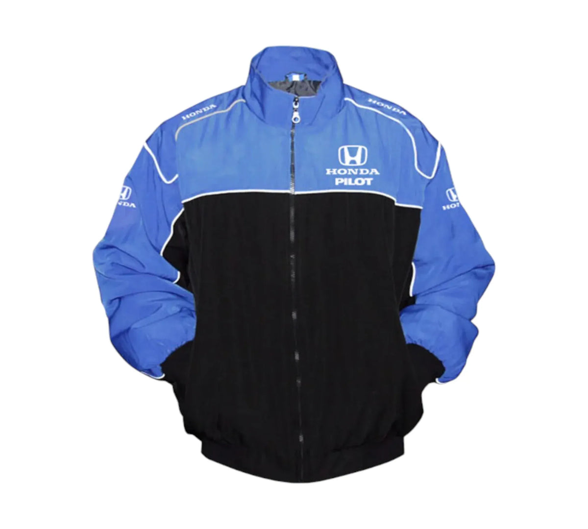 Honda Pilot Vintage Racing Jacket – Blue & Black Motorsport Edition