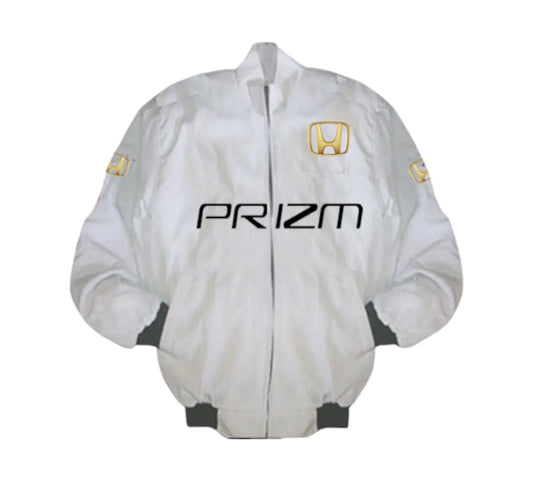 Honda Prizm Vintage Racing Jacket – White Motorsport Edition