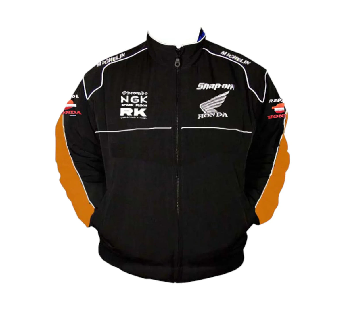 Honda Repsol Moto Racing Jacket – Black & Orange