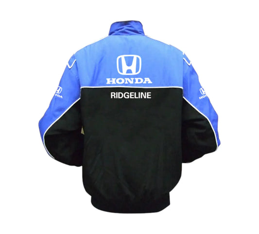 Honda Ridgeline Retro Racing Jacket – Blue & Black
