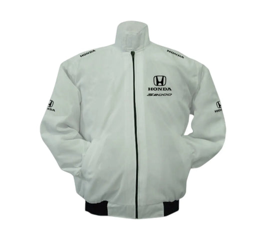 Honda S2000 Retro Racing Jacket – Vintage White 1