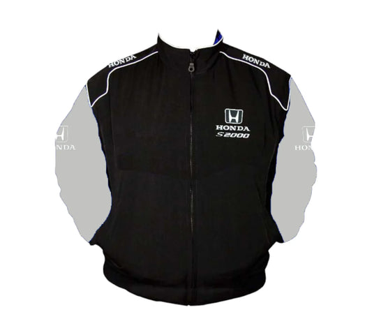 Honda S2000 Vintage Racing Jacket – Black & Light Gray