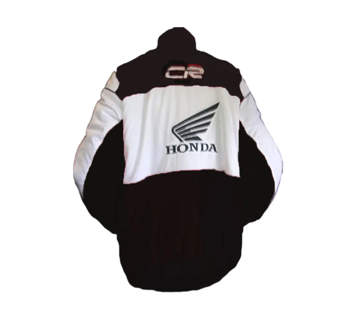 Honda Vintage Racing Jacket – Black & White Motorsport Style 1