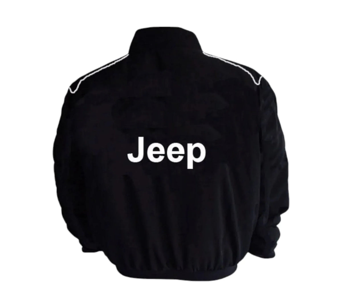 Jeep Racing Jacket Black with Piping 1