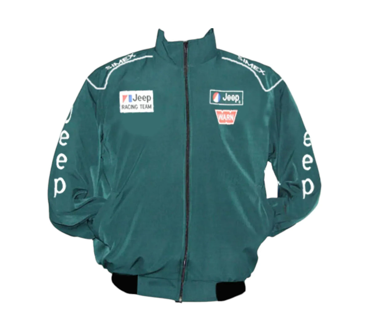 Jeep Racing Jacket Dark Green Vintage