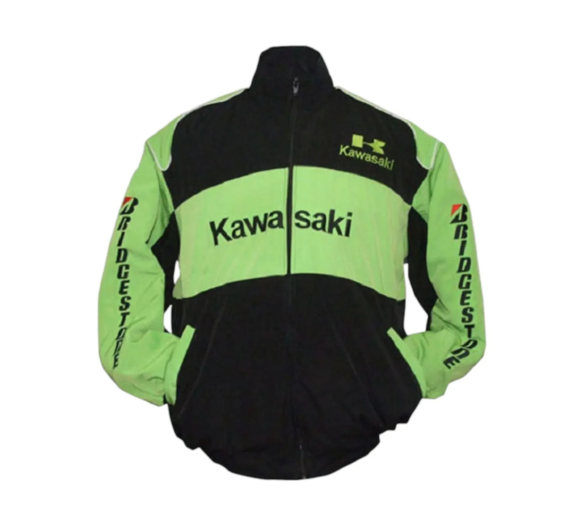 Kawasaki Bridgestone Racing Jacket Black Green