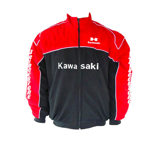Kawasaki Racing Jacket Red Black