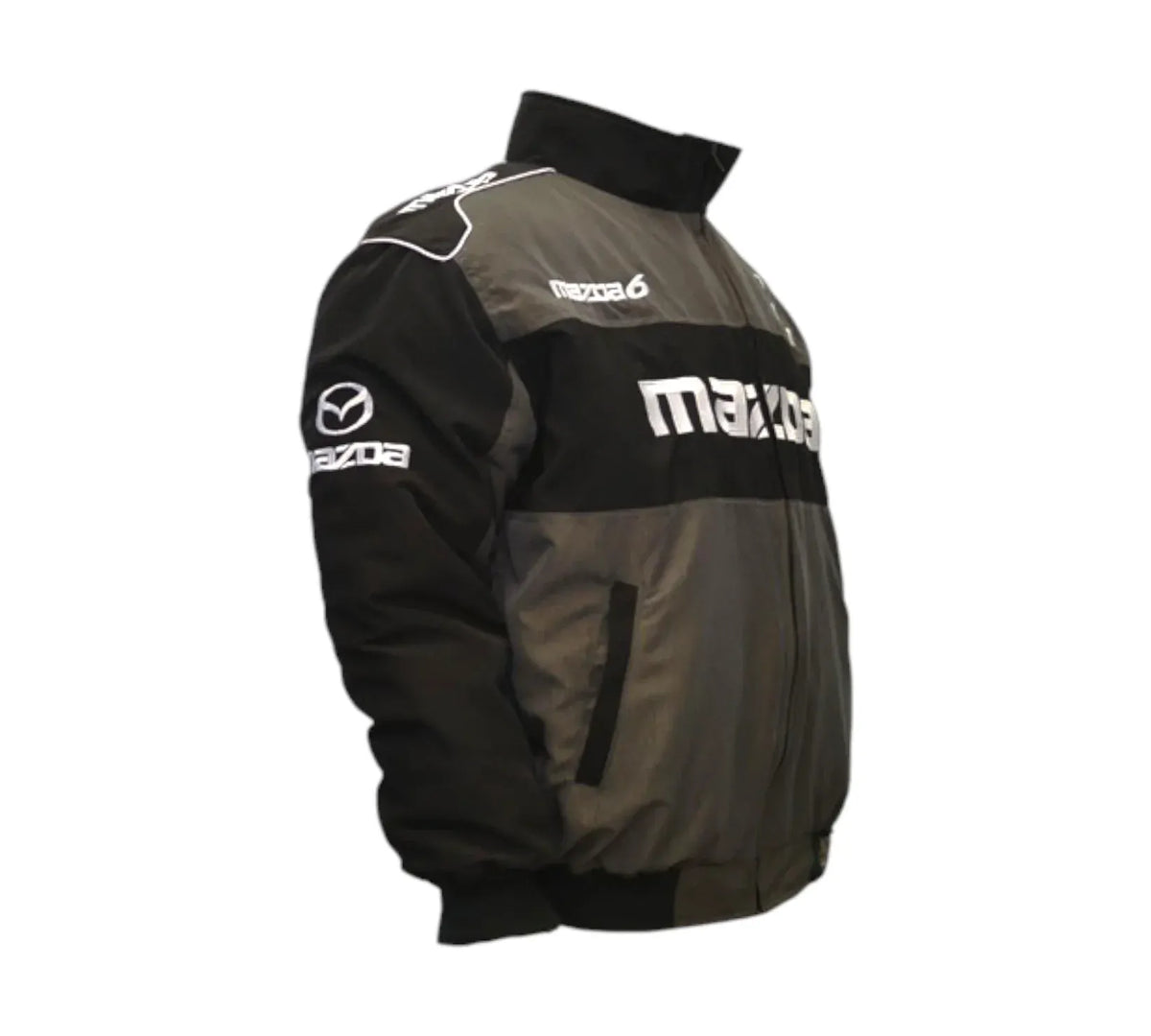 Mazda 6 Racing Vintage Jacket Black Dark Gray 3