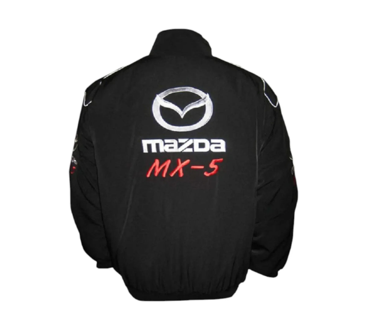 Mazda MX-5 Miata Black Stealth Vintage Racing Performance Jacket 2