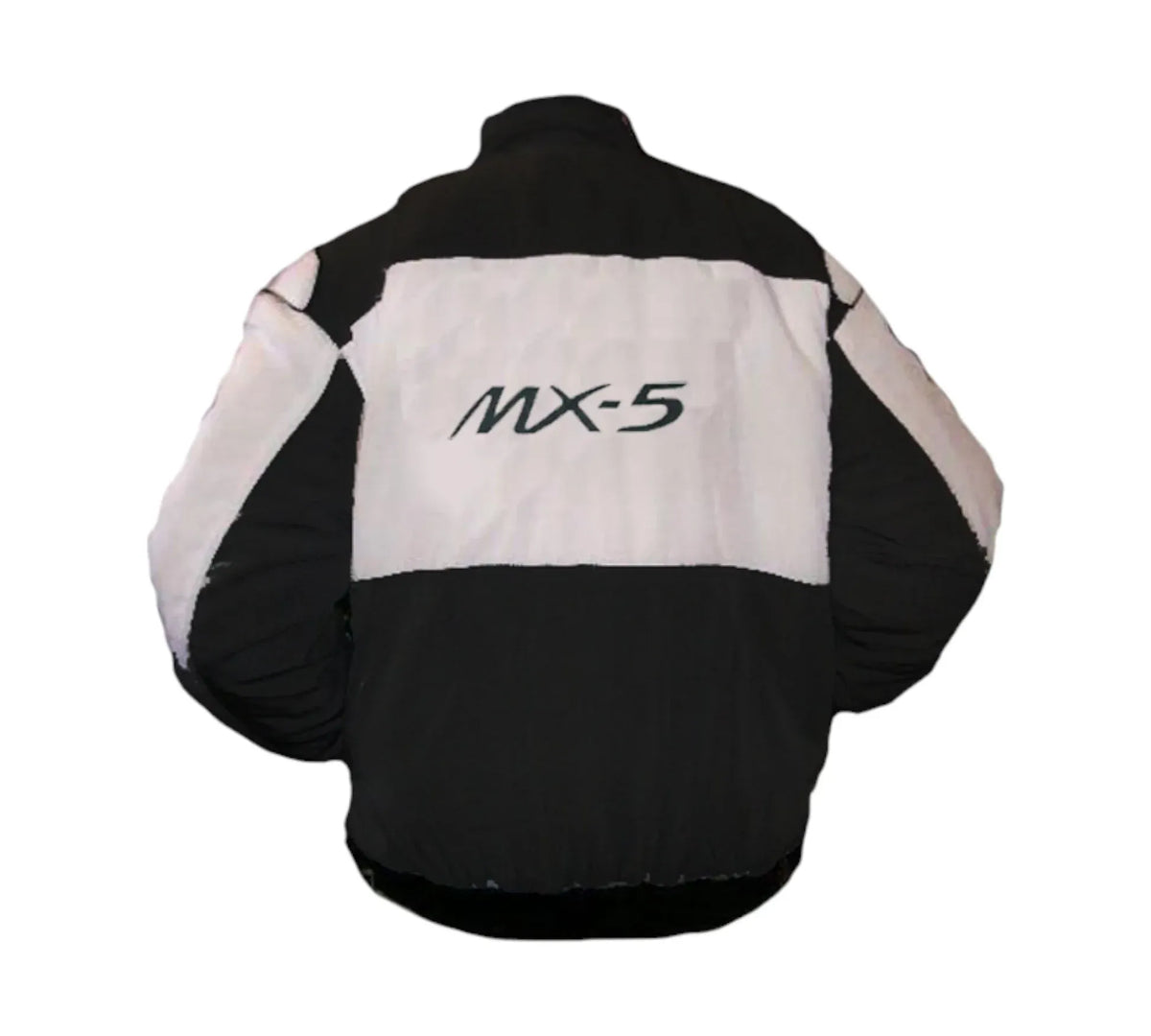 Mazda MX-5 Miata Black White Vintage Racing Performance Jacket 2