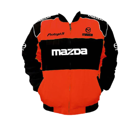 Mazda Protege5 Red Black Vintage Racing Performance Jacket 1