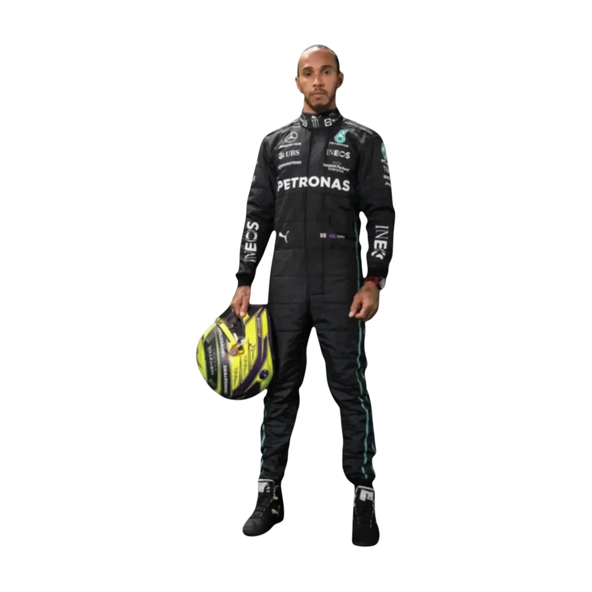 Mercedes-AMG Formula 1 race suit details