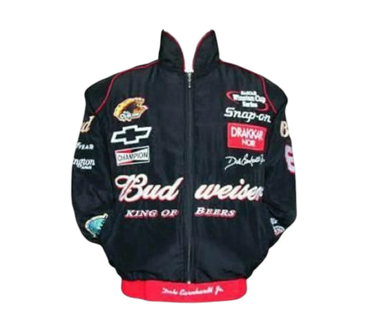 Nascar Dale Earnhardt Jr Jacket Black Red 1