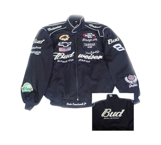 Nascar Dale Earnhardt Jr Vintage Jacket Black 1