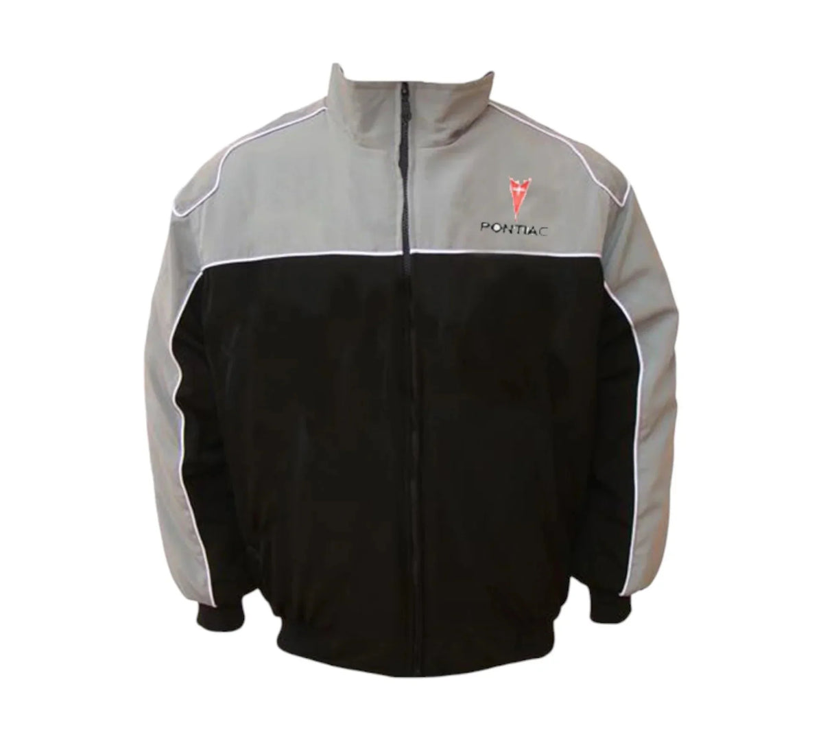 Pontiac Solstice GXP Vintage Racing Jacket Light Gray Black 1