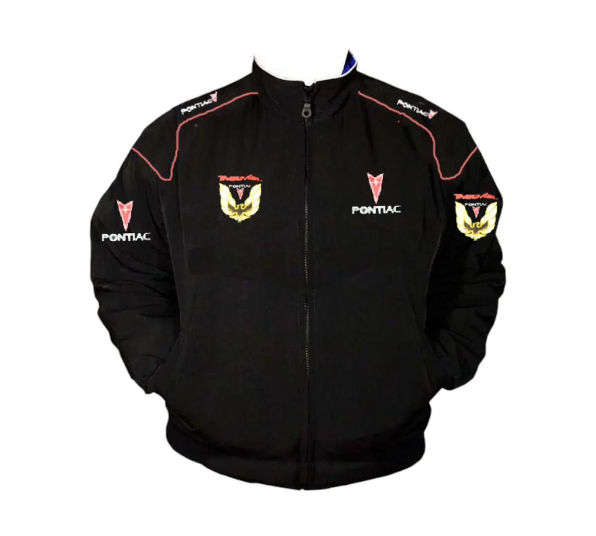 Pontiac Trans Am Vintage Racing Jacket Black Motorsport Style 1
