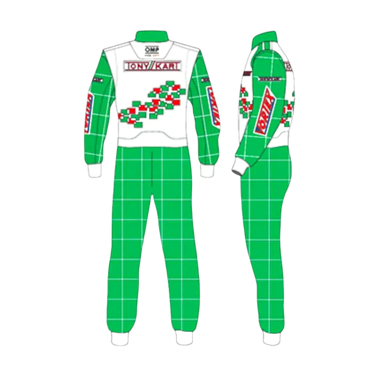 Tony Kart Sublimation Printed Go Kart Driver Racing Suit – Pro Overall