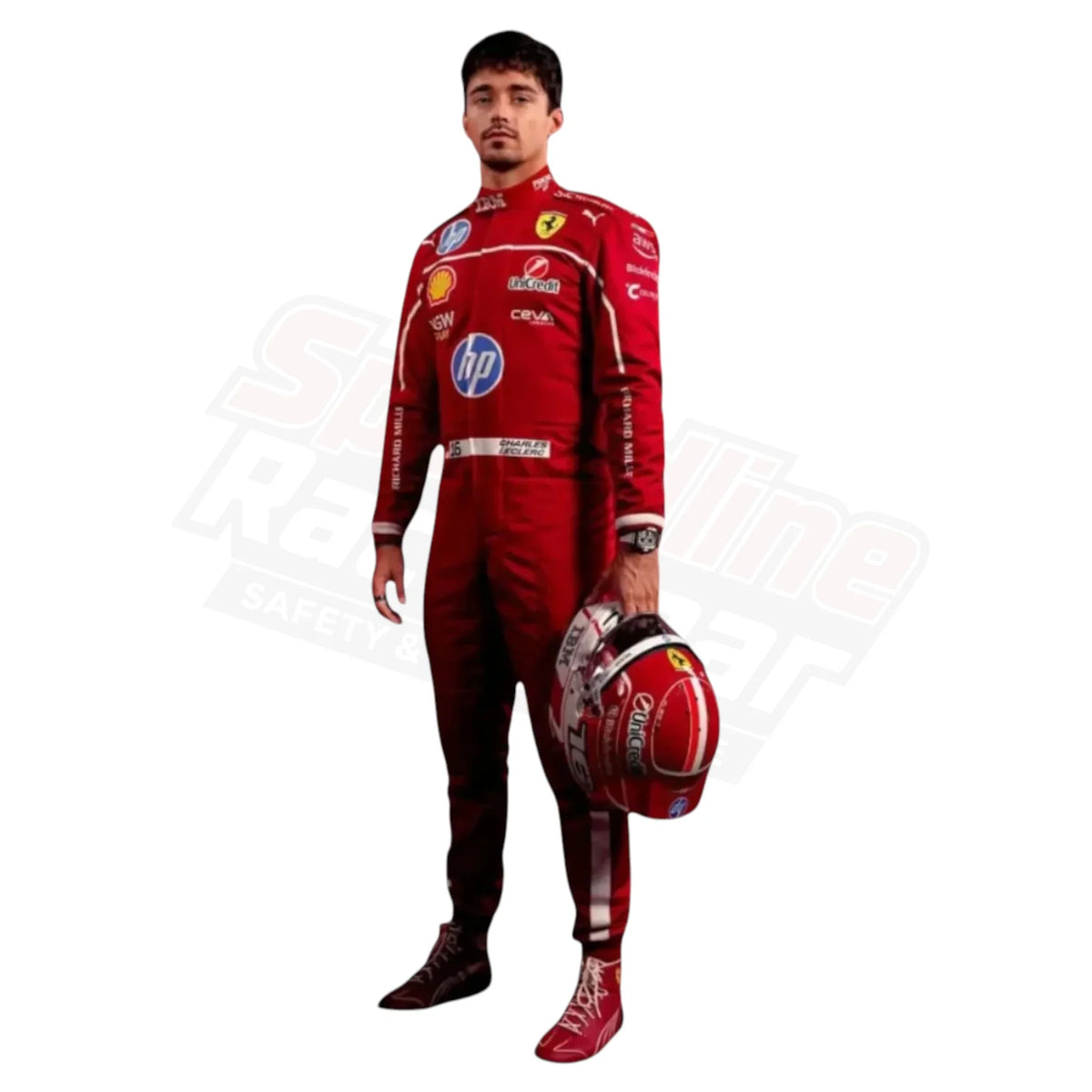 2025 Charles Leclerc Scuderia Ferrari HP F1 Race Suit
