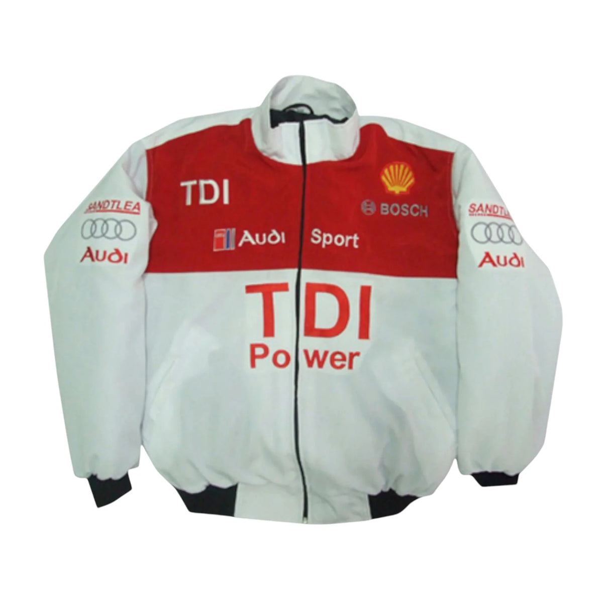 Audi TDI Power Racing Vintage Jacket Red White Premium