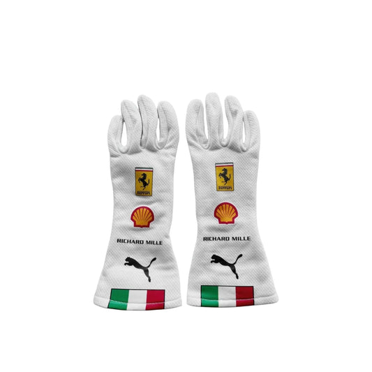 2025 Scuderia Ferrari F1 Team Monza GP Race Gloves – Official Edition